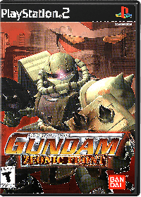 Mobile Suit Gundam Zeonic Front Playstation 2 US box art
